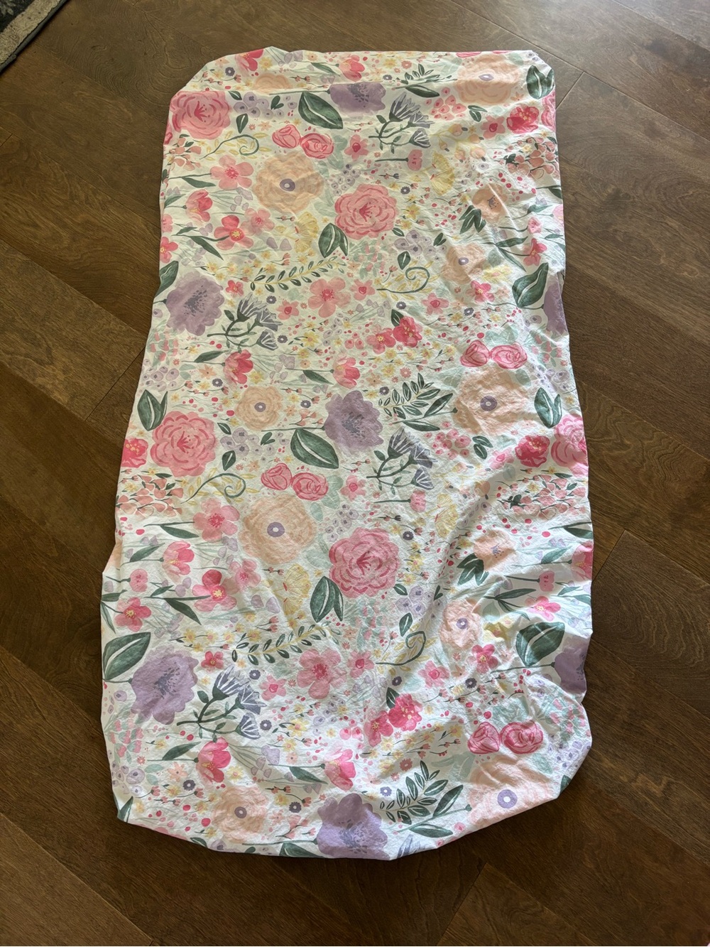 Pottery Barn Kids Flora Cotton Crib/Toddler fitted sheet